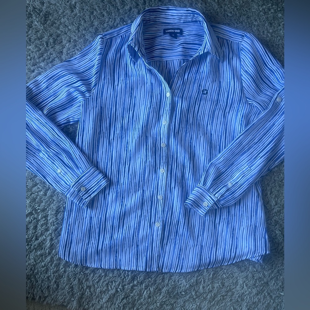 LANDS’ END Chase Bank uniform top